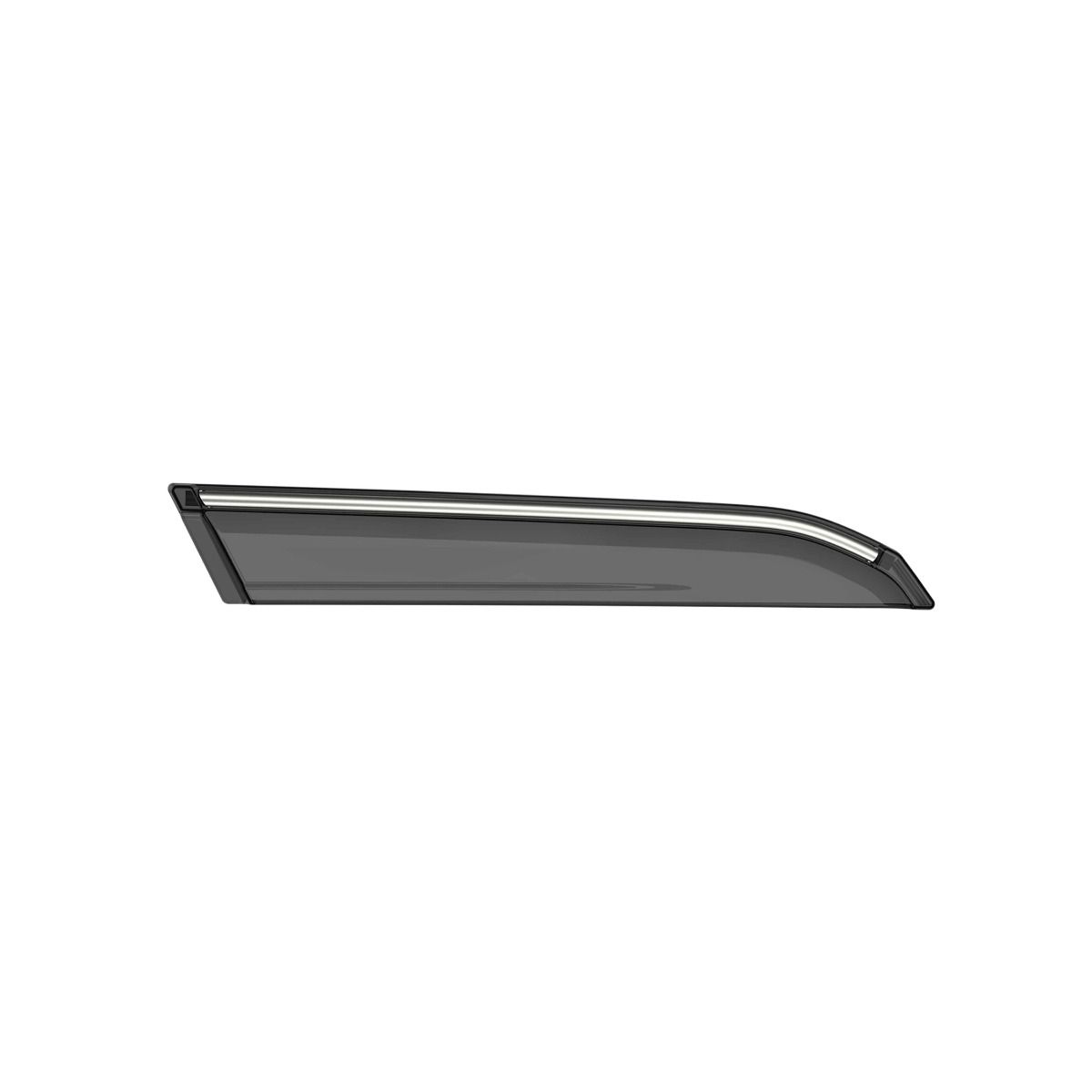 Galio Car Door Visor With Silver Line For Kia Carens (2022 Onward) (Set of 6 pcs)