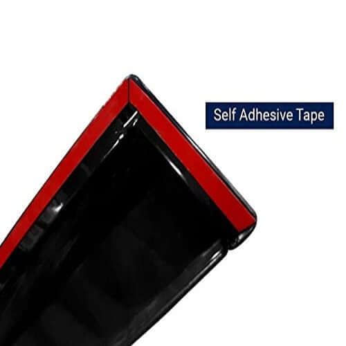 Premium Galio door visor with silver trim for Mahindra Thar Roxx 2024 Bangalore