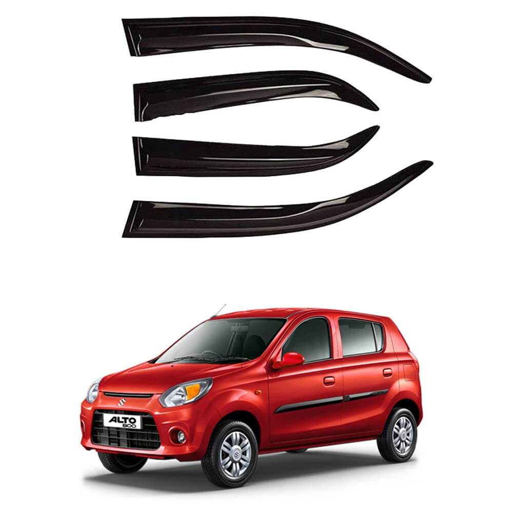 Galio Car Door Wind Visor For Maruti Suzuki Alto 800K-10 (2014 Onwards) (Set of 4 pcs)