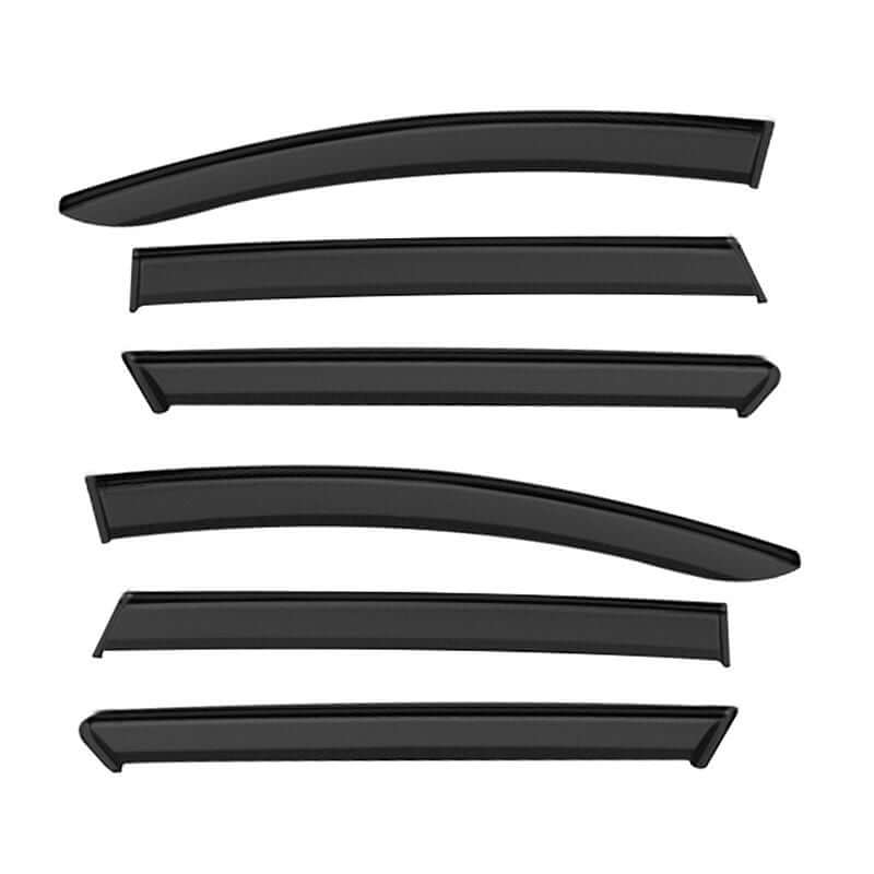 Galio Car Door Wind Visor For Toyota Innova Crysta (2016 To 2020) (Set of 6 pcs.)