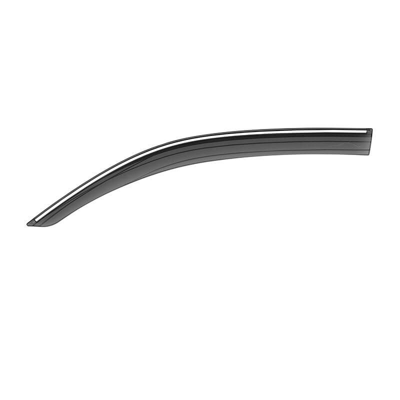 Galio Car Door Wind Visor With Silver Chrome Line For Honda Amaze (2018 onwards) (Set of 4 Pcs.)