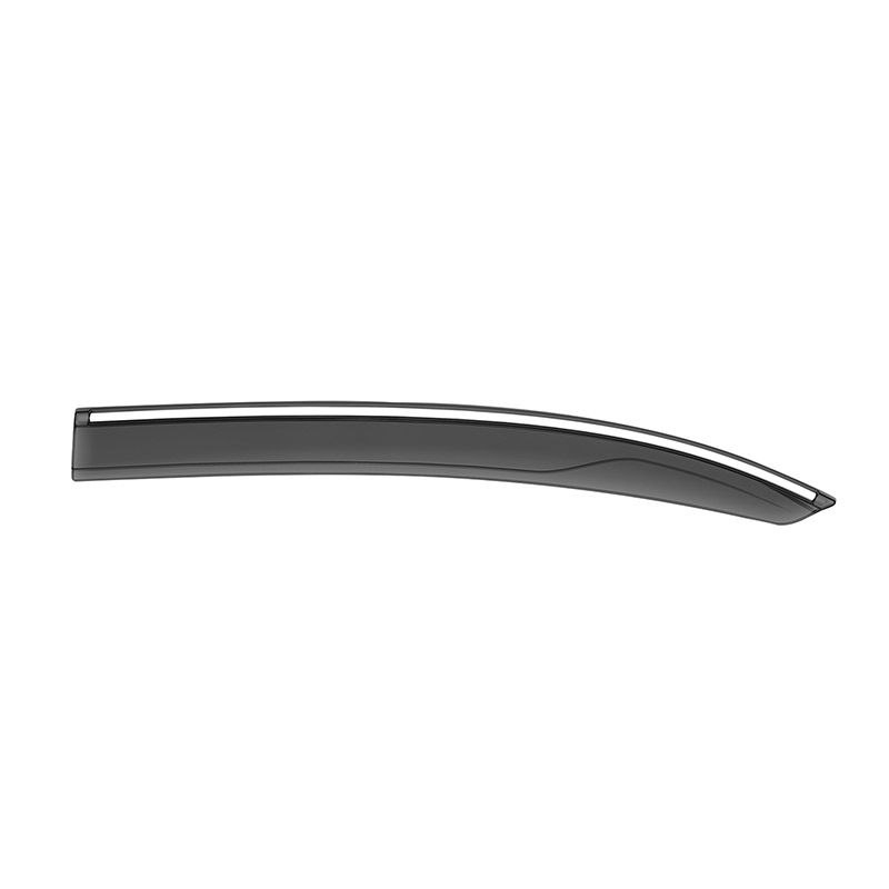 Galio Car Door Wind Visor With Silver Chrome Line For Honda Amaze (2018 onwards) (Set of 4 Pcs.)