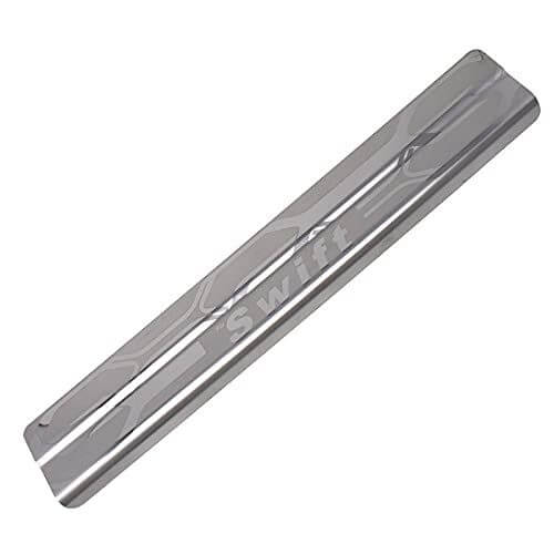 Galio Car Footsteps Sill Guard Stainless Steel Scuff Plate For Maruti Suzuki Swift (2018 onwards) (Set of 4 Pcs.)