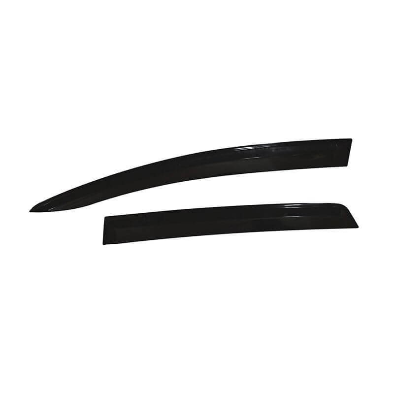 Galio Car Window Door Wind Visor With Silver Chrome Line for Honda WR-V (2017 onwards)