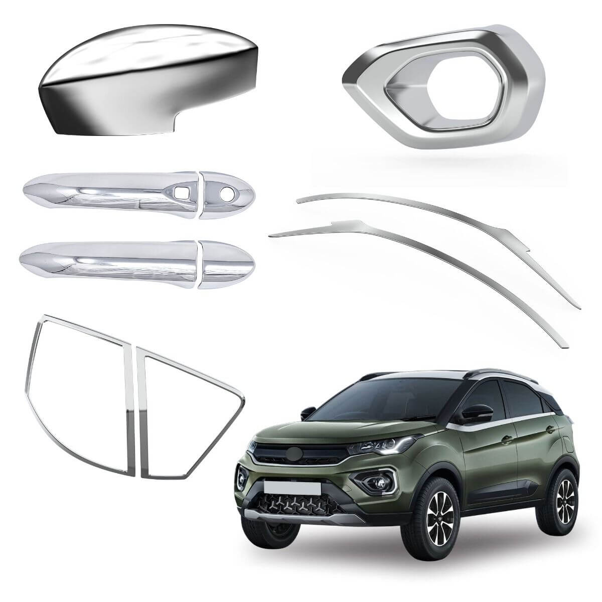 Galio Combo Kit Garnish Accessories For Tata Nexon