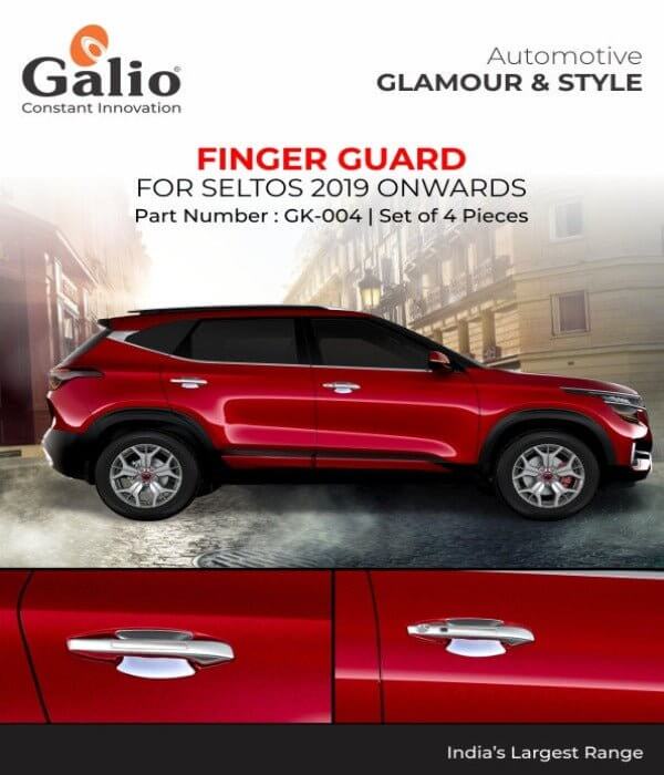 Galio Finger Guard for Kia Seltos 2019+ Models – Set of 4 Pcs in Bangalore