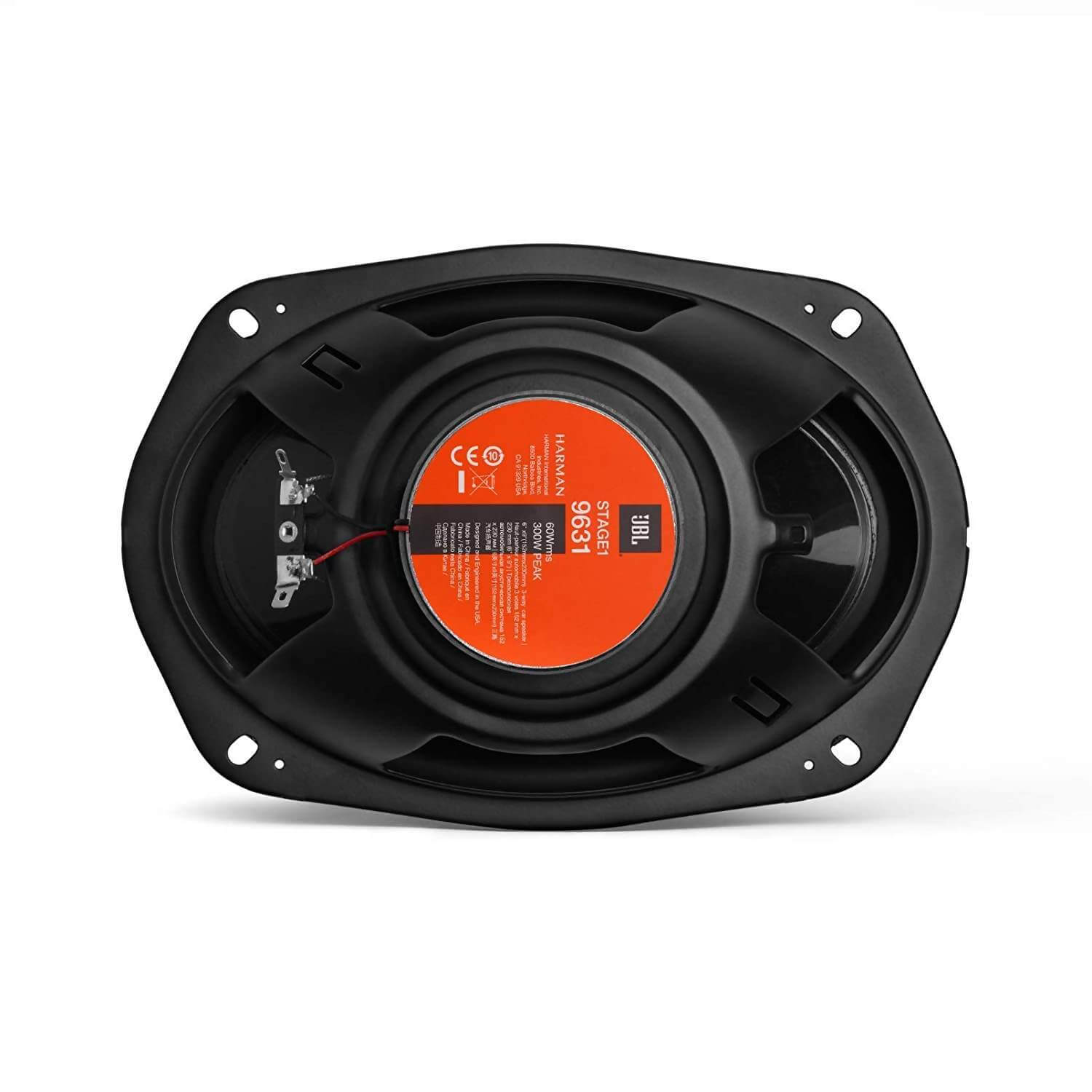 JBL Stage1 9631 (6x9) 3-Way Coaxial Speakers (60W RMS 300W Peak)