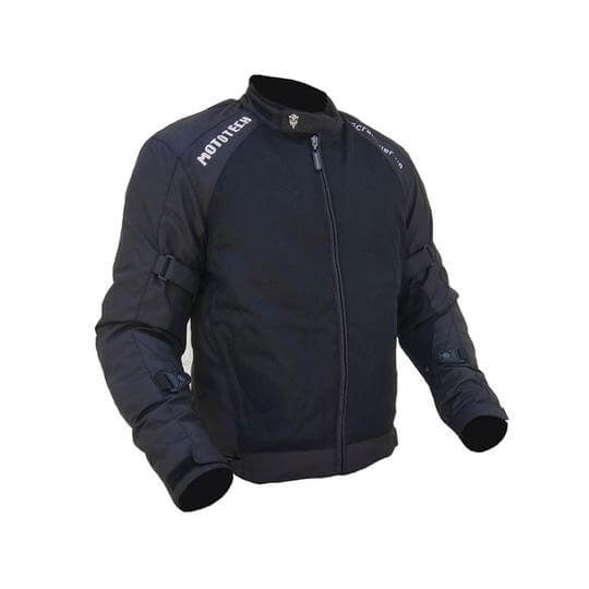 Scrambler Air Motorcycle Riding Jacket v2 - Black