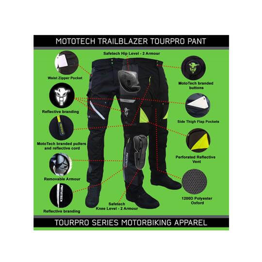 Mototech Trailblazer TourPro Riding Pant v2.0 - Level 2