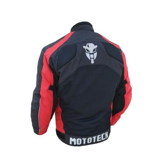 Scrambler Air Motorcycle Riding Jacket - Red