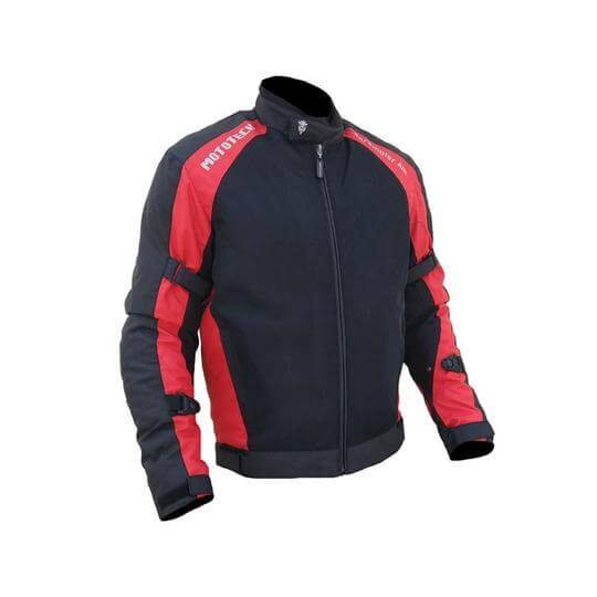 Scrambler Air Motorcycle Riding Jacket - Red