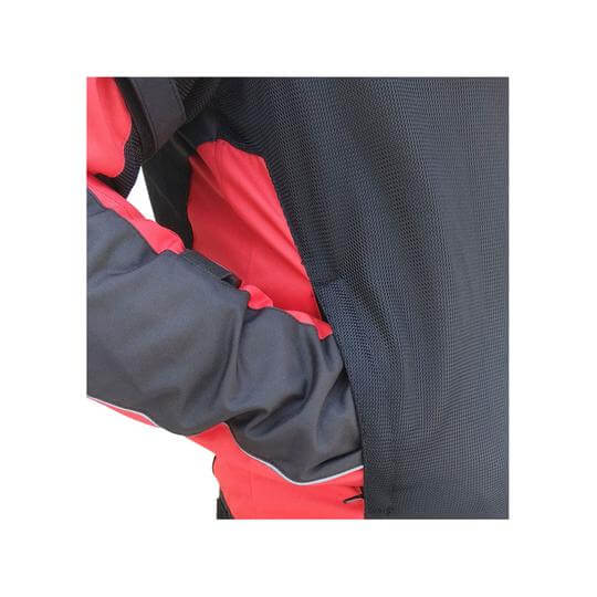 Scrambler Air Motorcycle Riding Jacket - Red