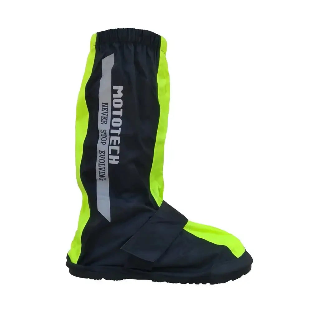 MotoTech Trooper Boot Covers Overboots - Fluo Green in Bangalore