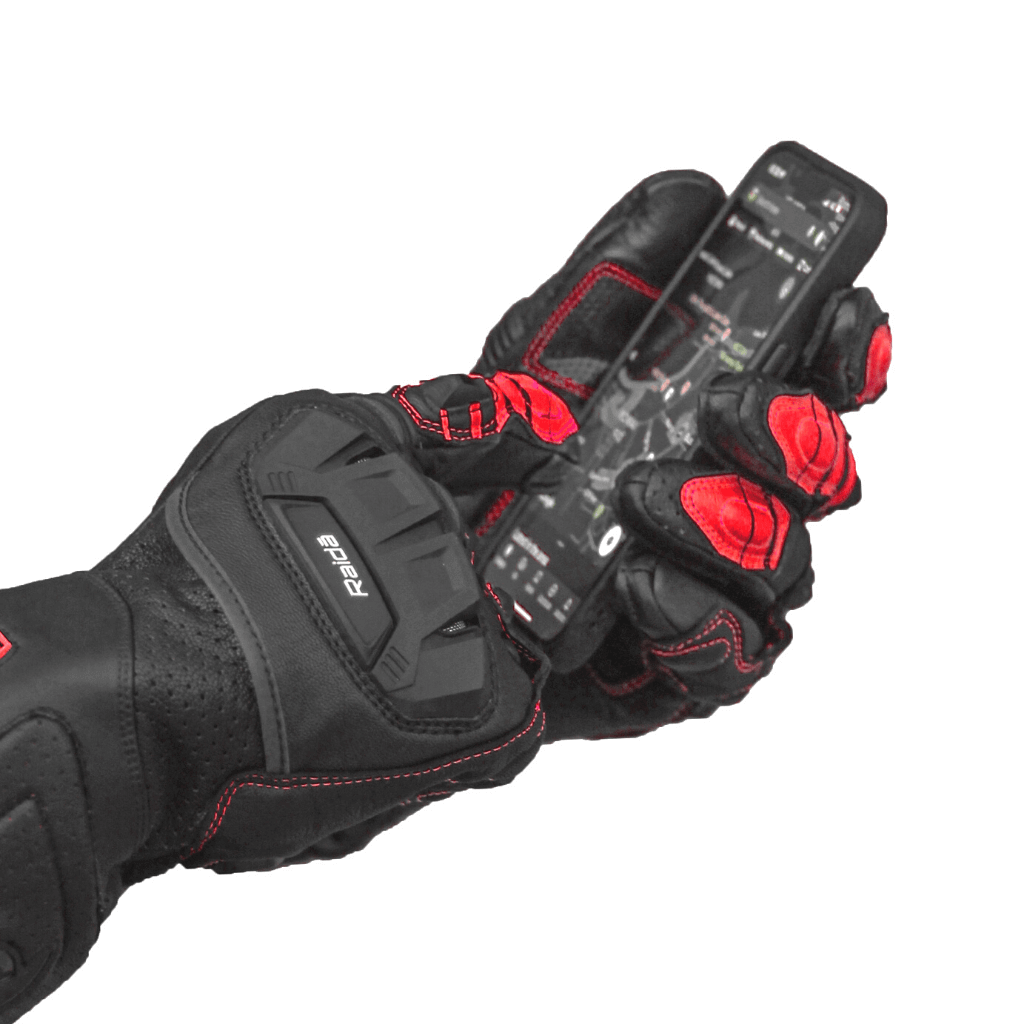 Raida AeroPrix Motorcycle Gloves (Red)