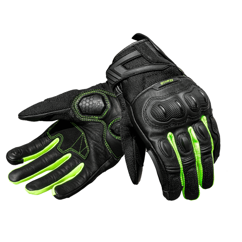 Raida AirWave Motorcycle Gloves (Hi-Viz)