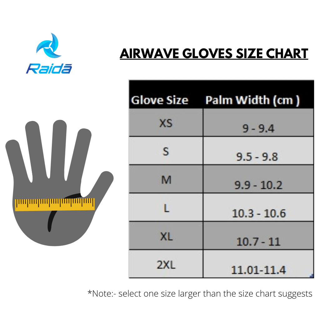 Raida AirWave Motorcycle Gloves (Hi-Viz)