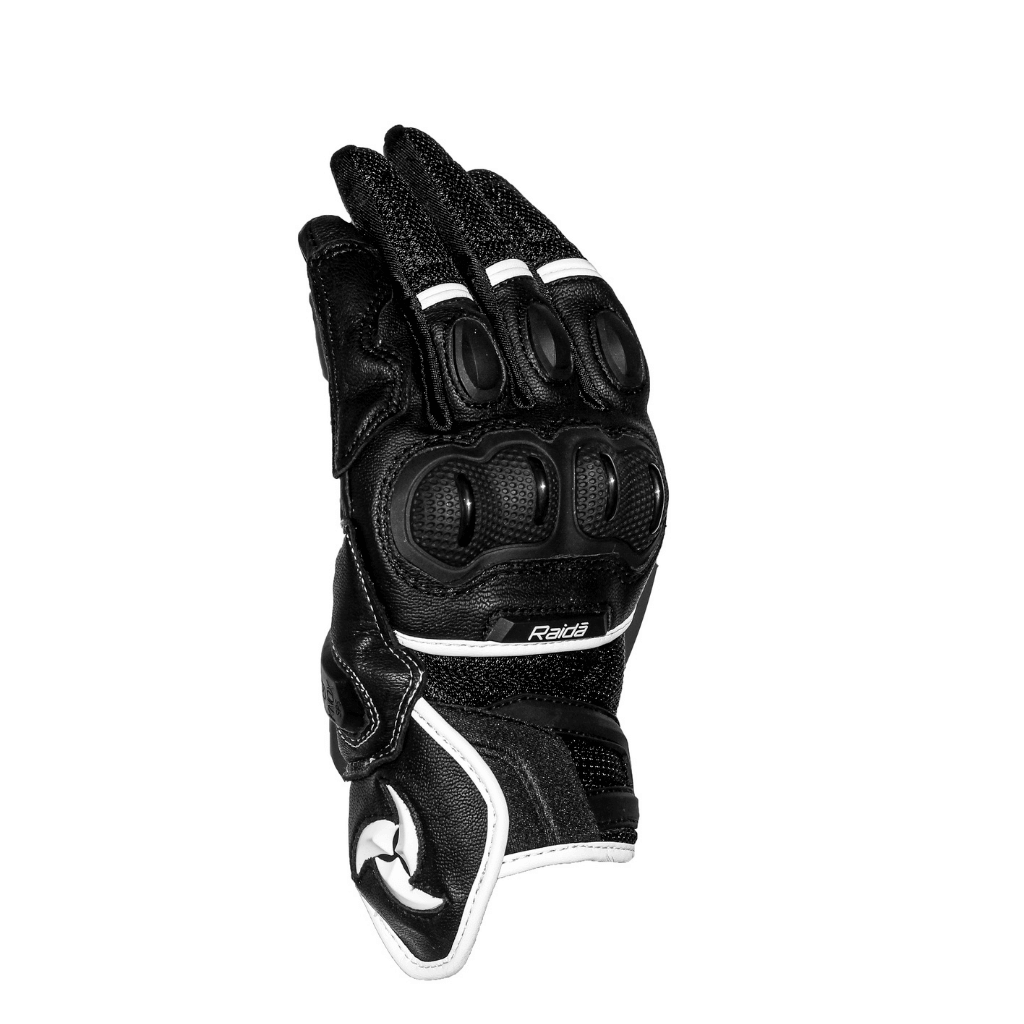 Raida AirWave Motorcycle Gloves (White)