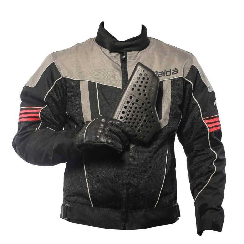 Raida TourBine Motorcycle Jacket With Armor – (Grey)