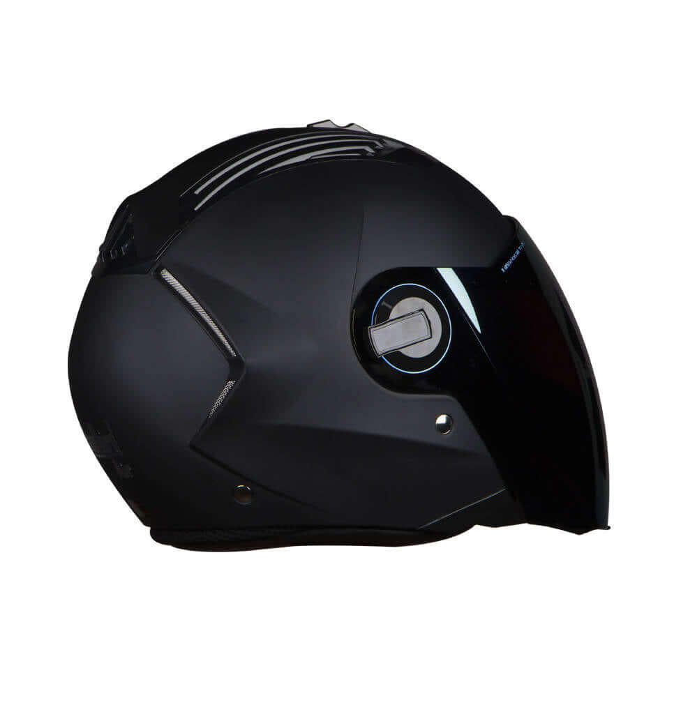 Buy Steel Bird Air SBA-3 Helmet with Golden Visor (Black) in Bangalore