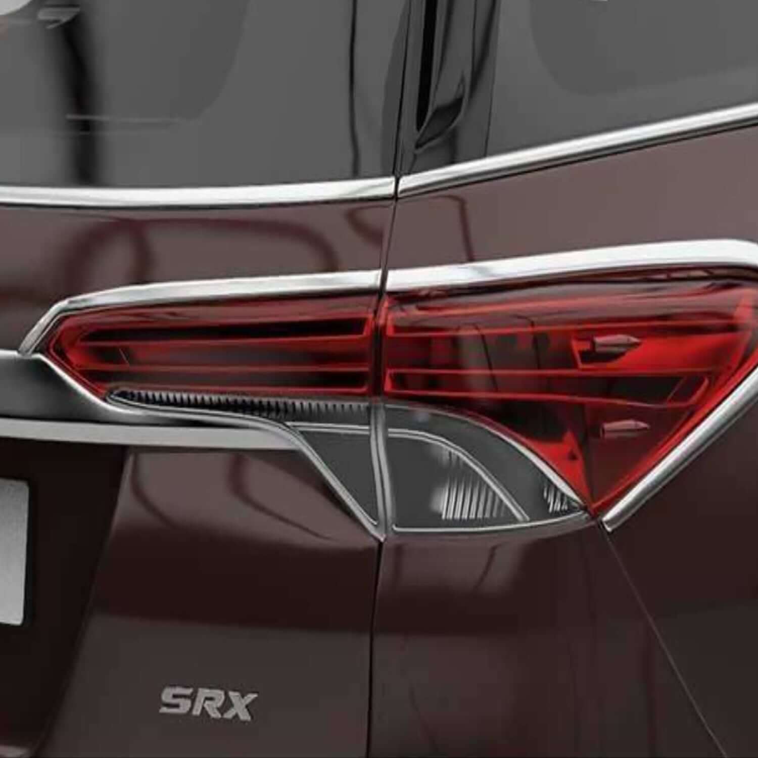 Galio Chrome Finish Tail Lamp Garnish Cover For Toyota Fortuner(2016 onwards)(Set of 4 Pcs.), Bangalore