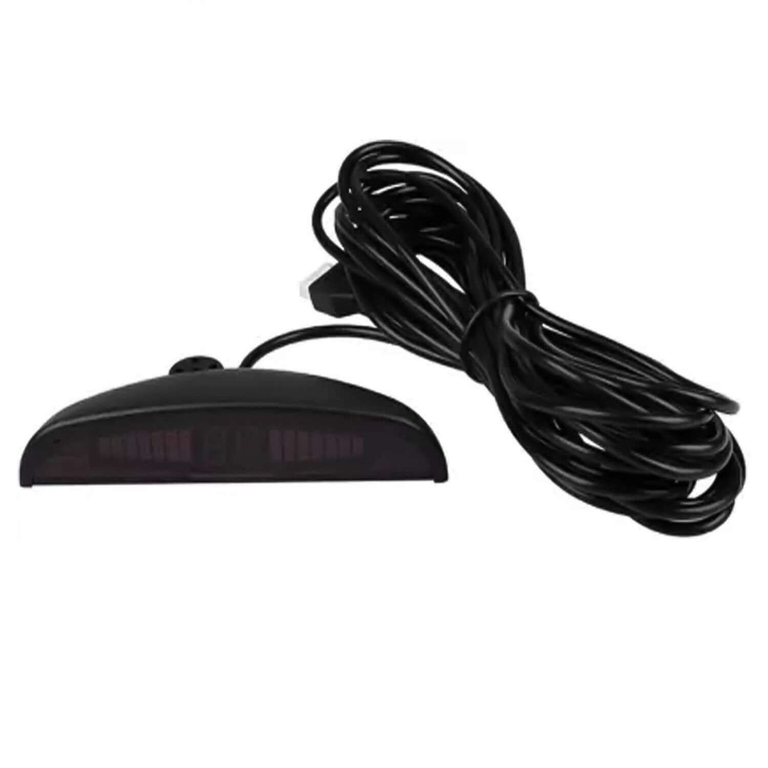 Worldtech Car Reverse Parking Sensor with LED Display, Buzzer and Ultrasonic Reverse Parking Auto Radar Detectors (Set of 4 Pcs) (Black)