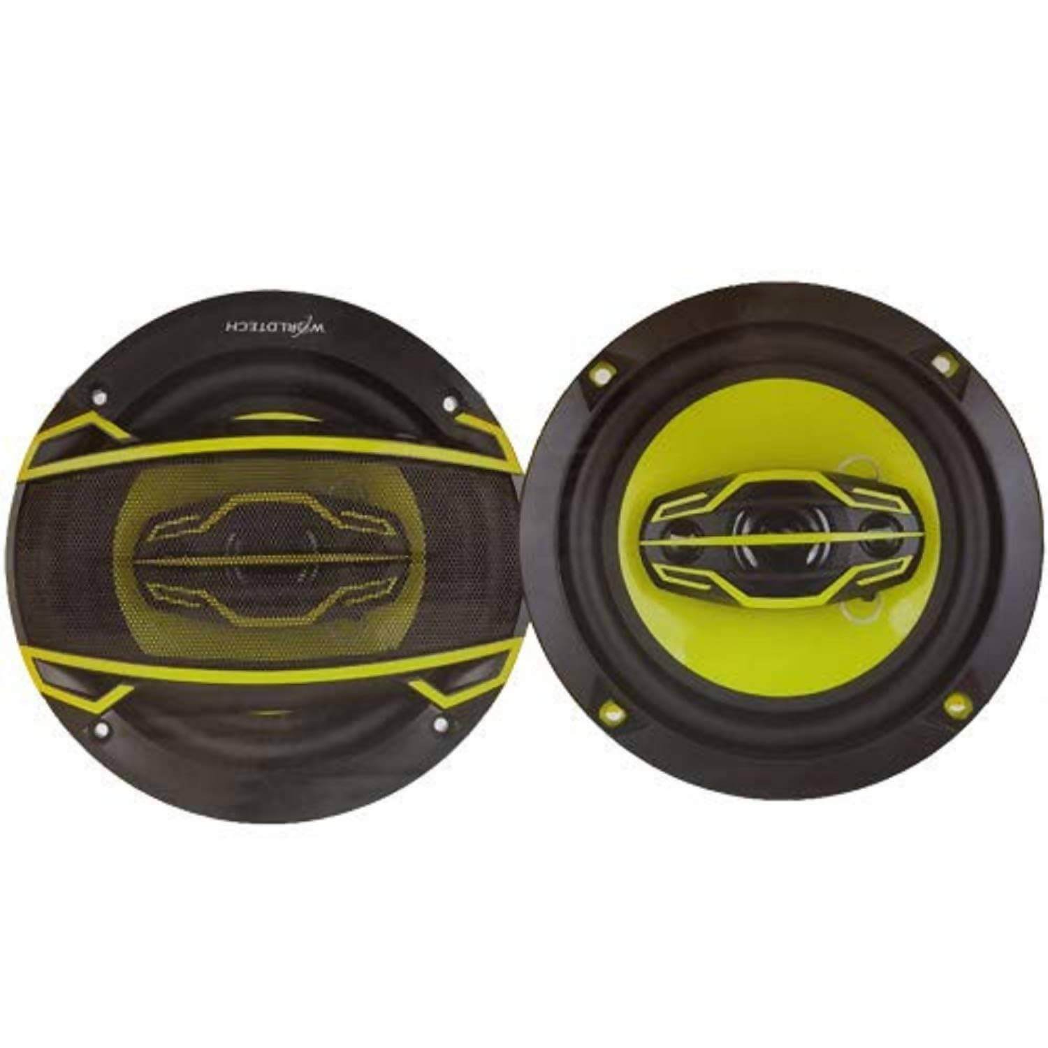 Worldtech (WT-408 SPK-18) Car Speakers 250 Watt 4 Way Platinum Series Model Numbercar Speaker