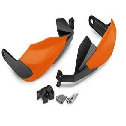 JB Racing Universal Hand Guards Protector For KTM, Yamaha, Honda, Bajaj, Hero, Royal Enfield Models(Orange)