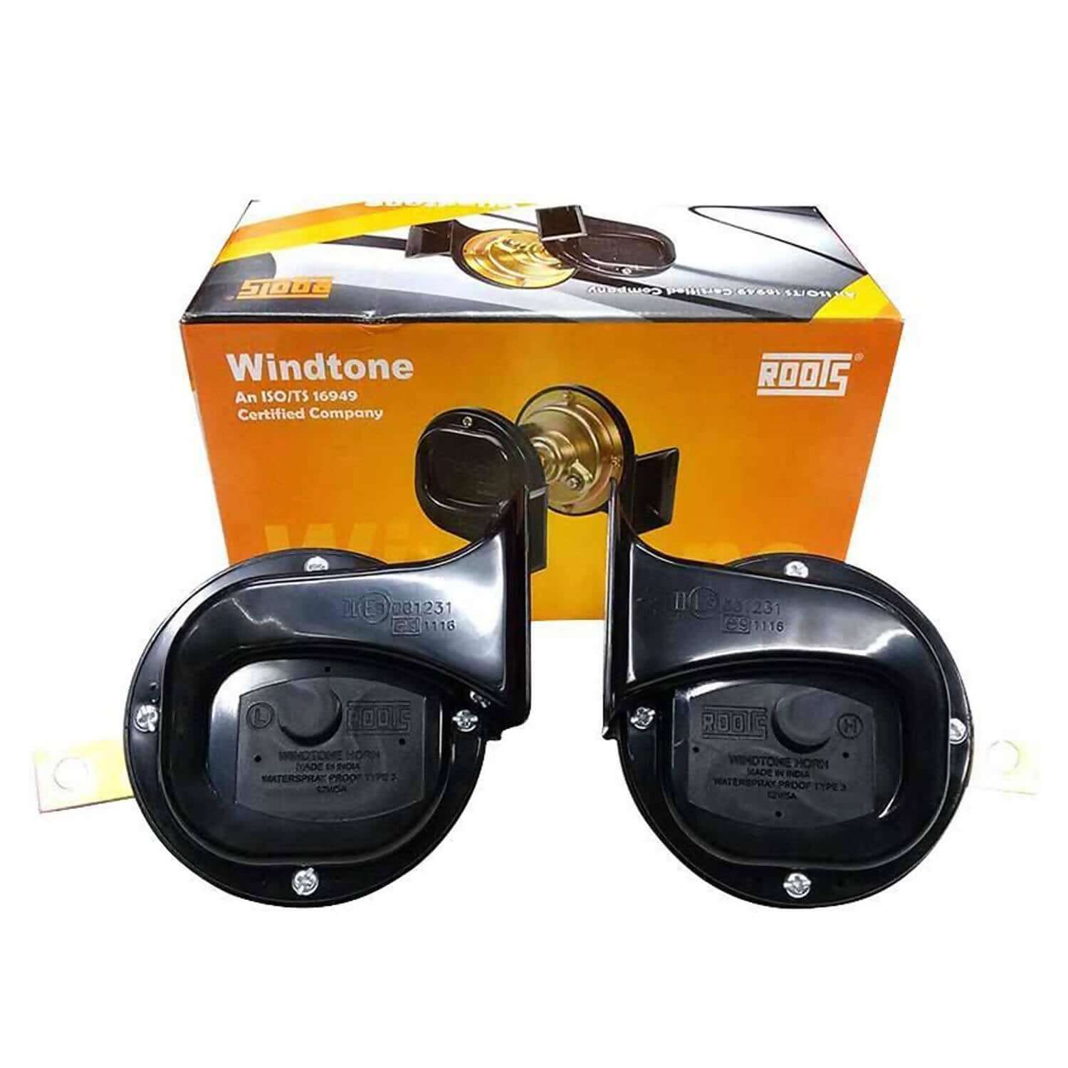 Roots Original Windtone Skoda type horn 12V for cars and bikes in Bangalore