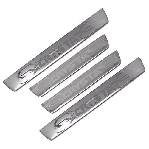 Galio Car Footsteps Sill Guard Stainless Steel Scuff Plate For Toyota Innova Crysta (2016 onwards)