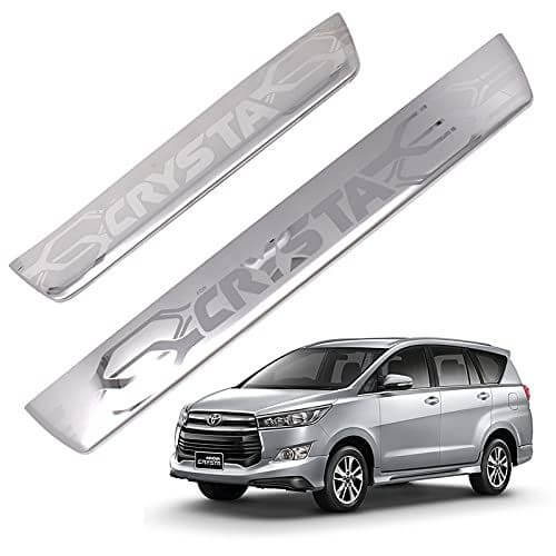 Galio Car Footsteps Sill Guard Stainless Steel Scuff Plate For Toyota Innova Crysta (2016 onwards) In Bangalore