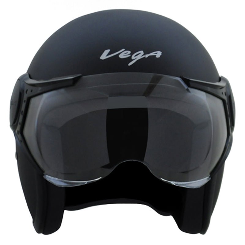 Vega JET W/Visor Dull Black Helmet