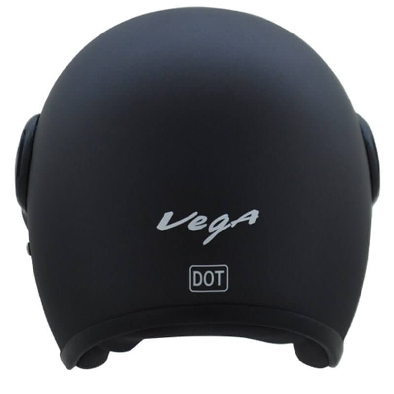 Vega JET W/Visor Dull Black Helmet