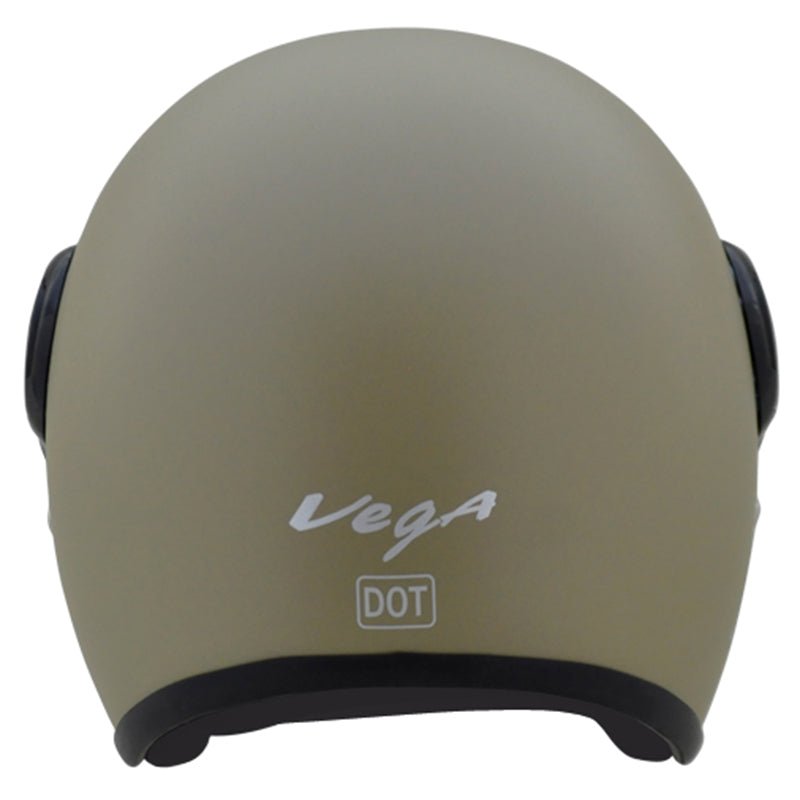 Vega JET W/Visor Helmet (Miltery Green)