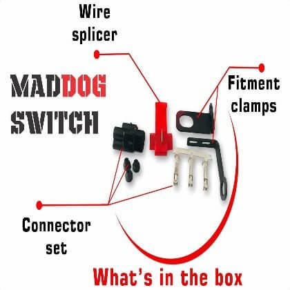 Maddog motorcycle switch for touring and off-road bikes in Bangalore