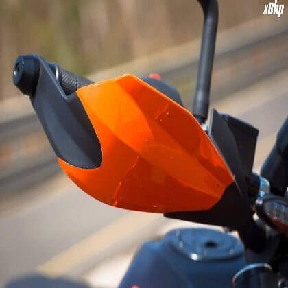 JB Racing Universal Hand Guards Protector For KTM, Yamaha, Honda, Bajaj, Hero, Royal Enfield Models(Orange)